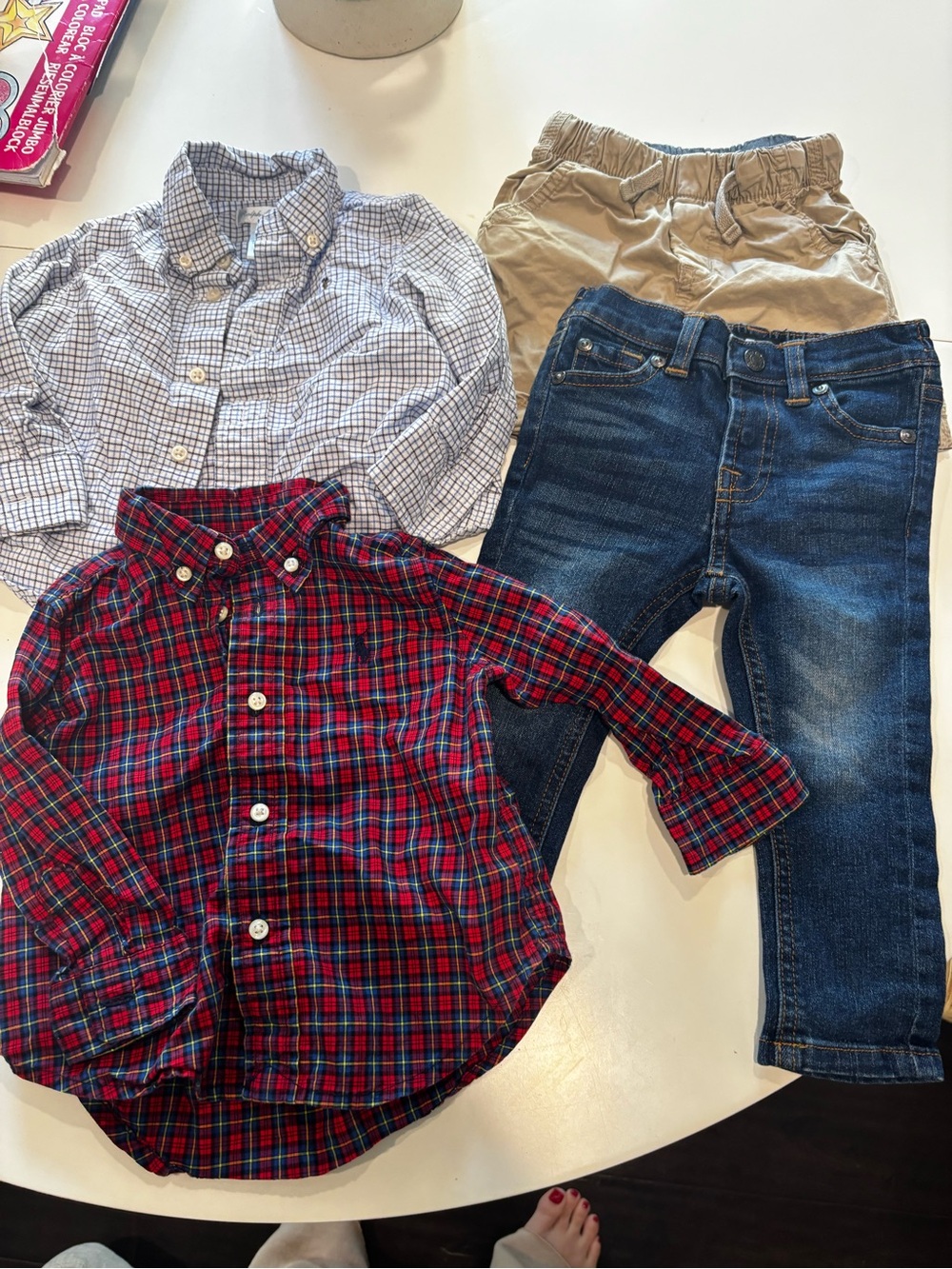 Bundle of 12-18 months boys clothes (seven jeans, gap, Ralph Lauren)